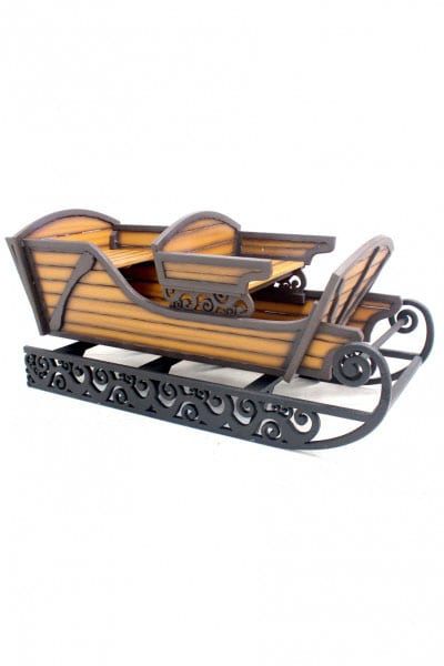 Large Traditional Rustic Sleigh