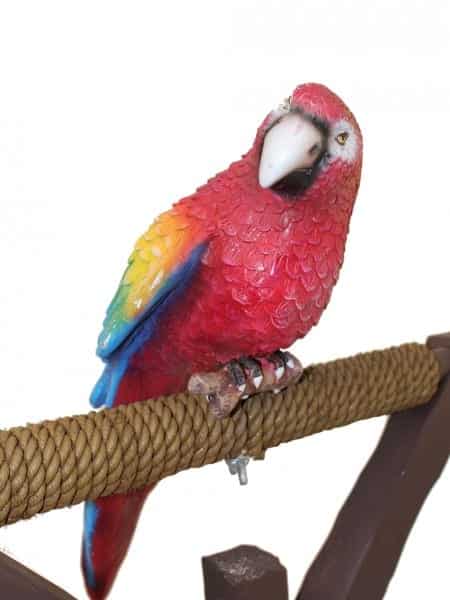 Parrot on Stand Prop (red)