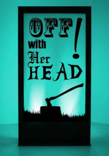 Alice Silhouette Panel – Off With Her Head