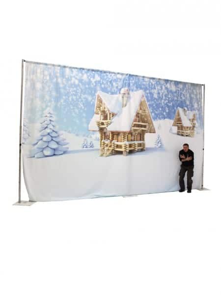 Winter Wonderland Snowy Backdrop (5.8m x 4m)