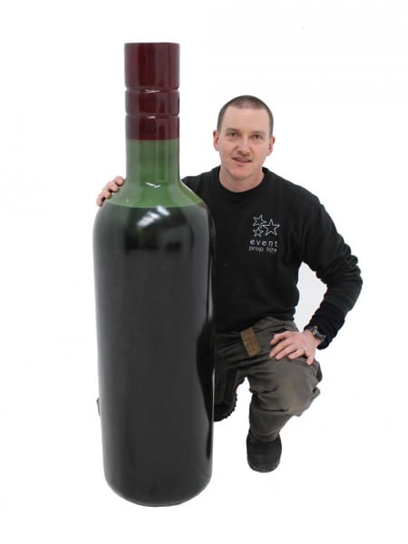 Giant Wine Bottle  EPH Creative - Event Prop Hire