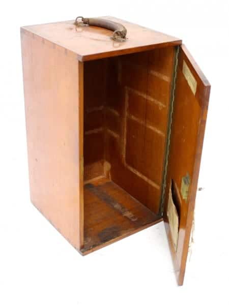Vintage Microscope Crate