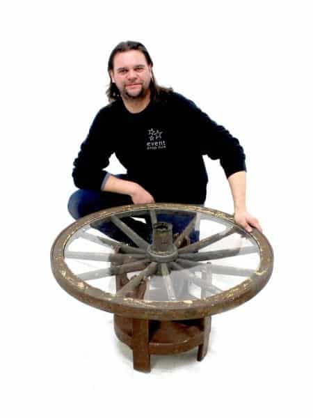 Wagon Wheel Table