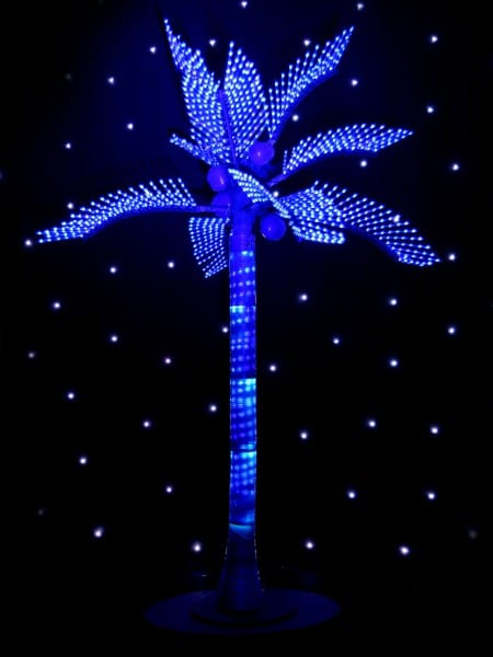 LED Palm Tree – Blue