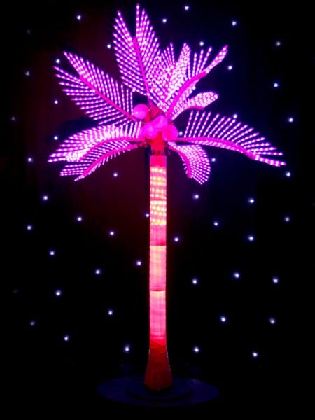 LED Palm Tree – Purple