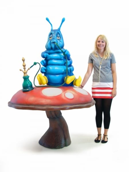 Giant 3d Alice in Wonderland Caterpillar Prop