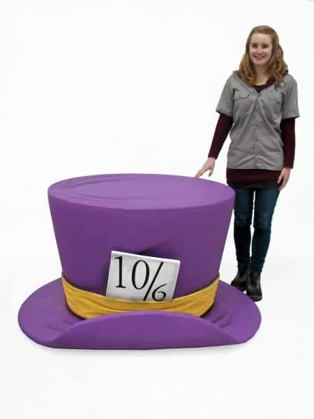 Giant 3D Alice in Wonderland Mad Hatter’s Hat