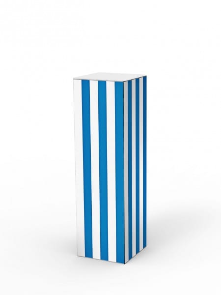 Seaside Plinth – Blue & White