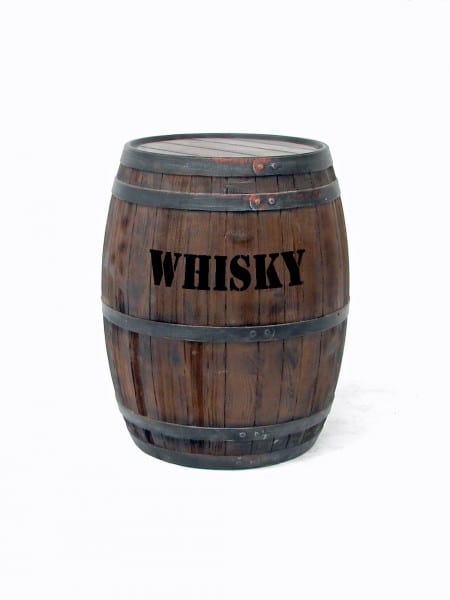 Replica Wooden Whisky Barrel