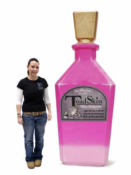 Toad Skin Potion Bottle