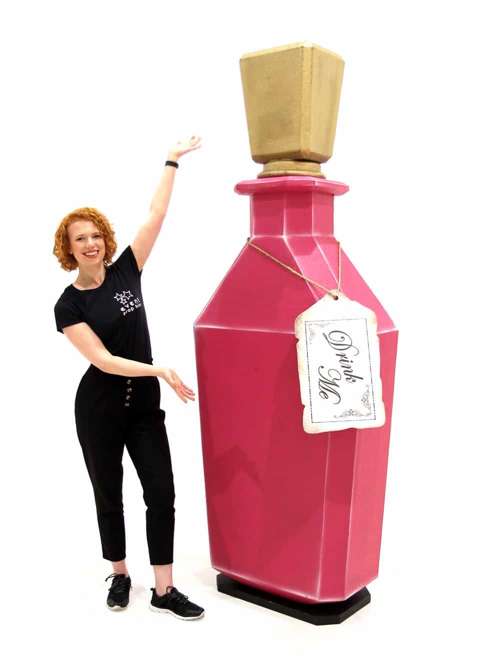 Alice in Wonderland Drink Me Bottle (Pink)