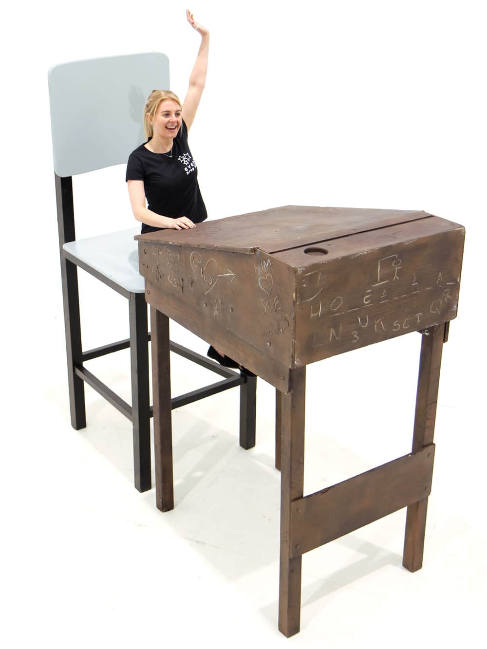 Giant School Desk and Chair