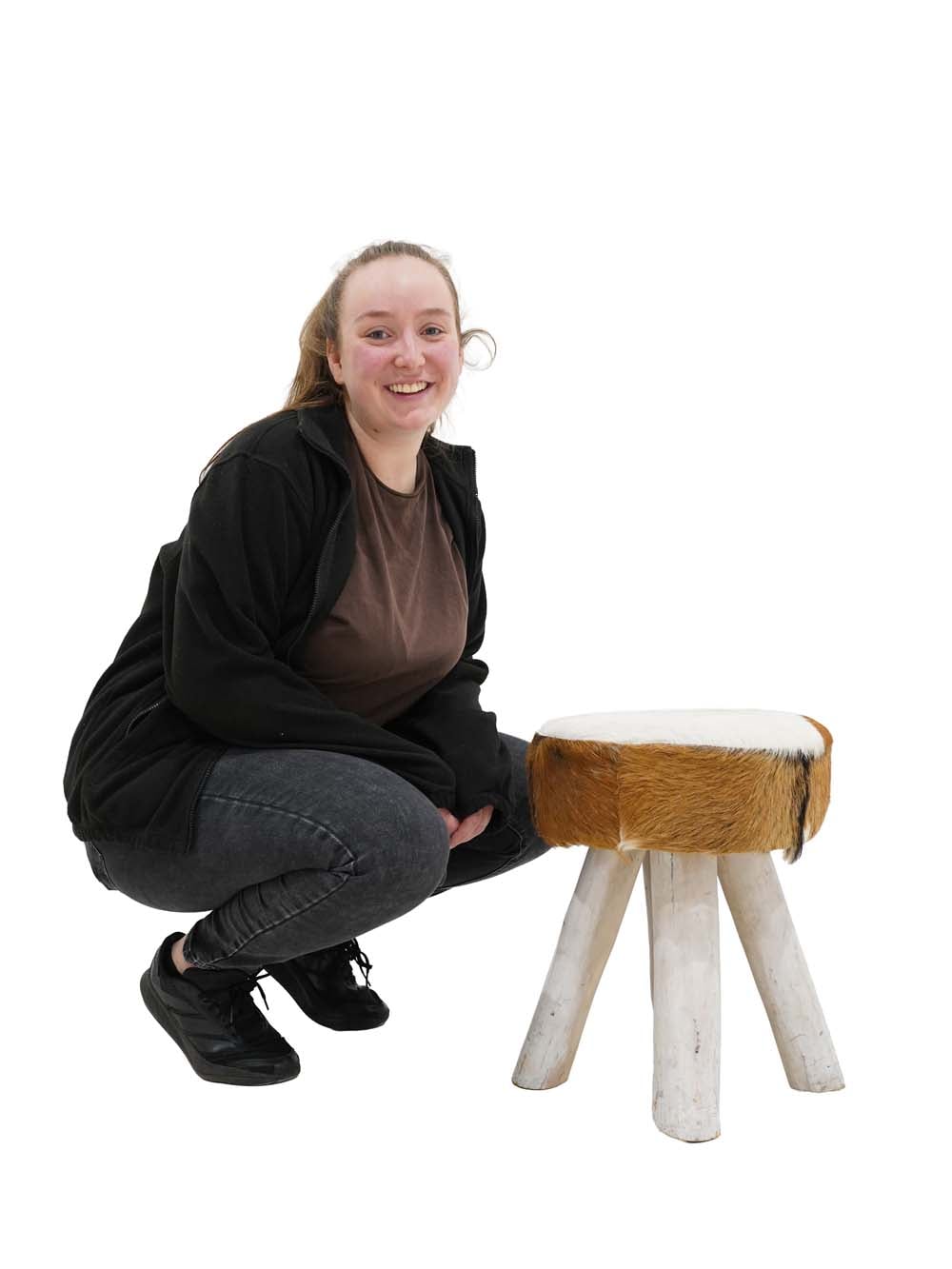 FUR154_Cow Hide Stool (Long Leg)_event_prop_hire_EPH_Creative (2) copy 2 _optimised