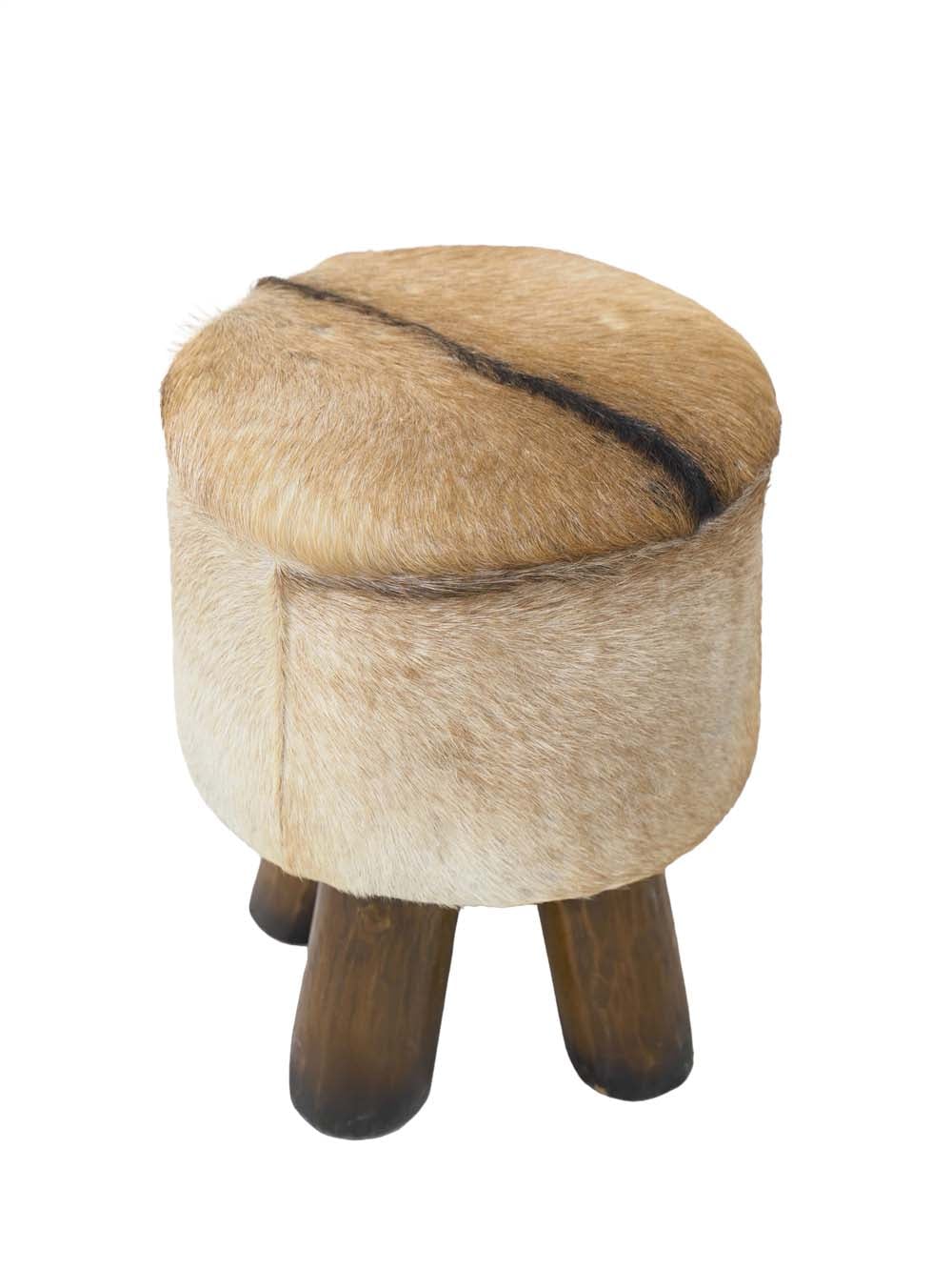 FUR155_Cow Hide Stool (Short Leg)_event_prop_hire_EPH_Creative (3) copy _high_res copy _optimised
