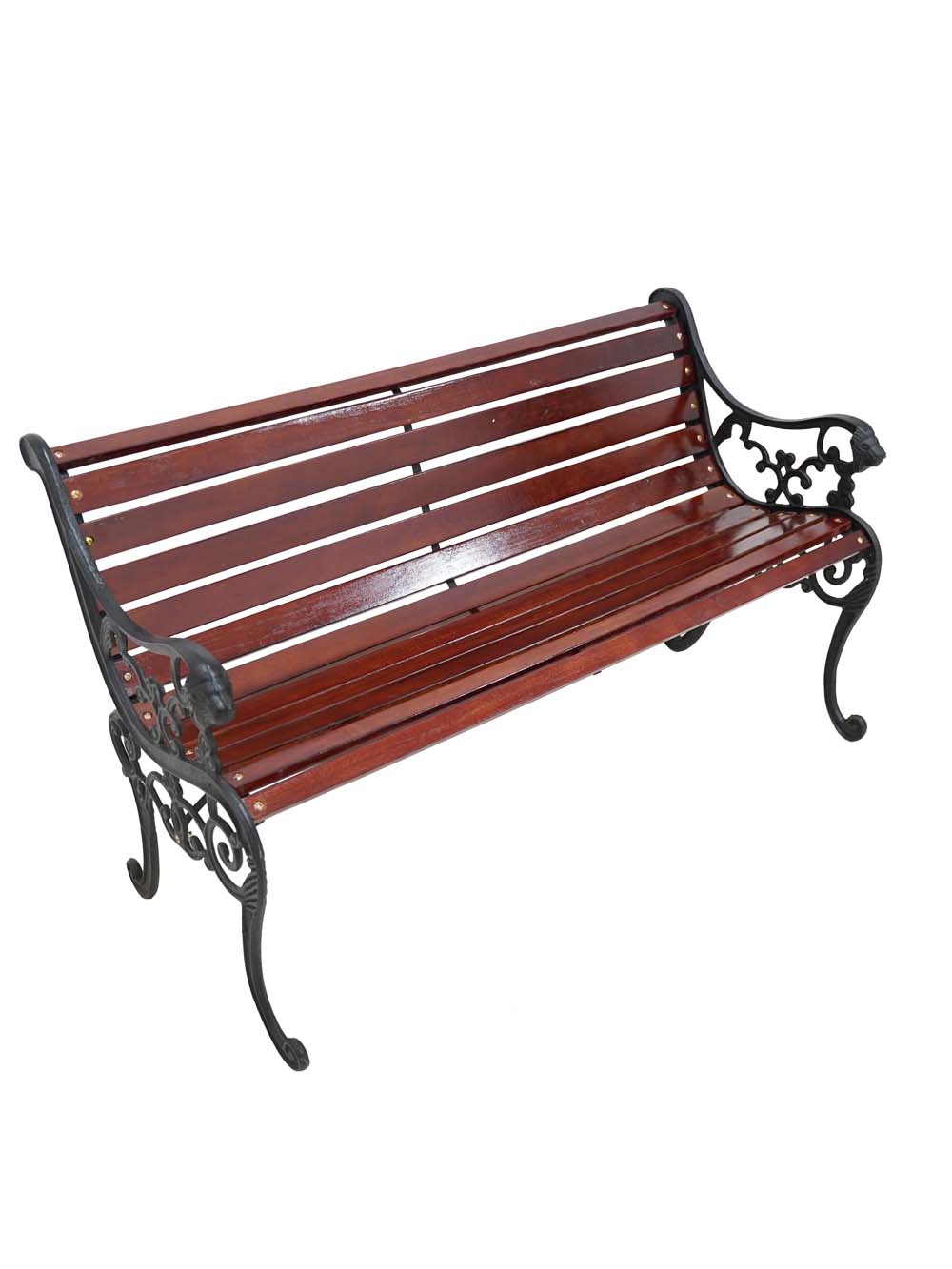 FUR207_Dark Wood Traditional Park Bench_event_prop_hire_EPH_Creative (11) copy _optimised