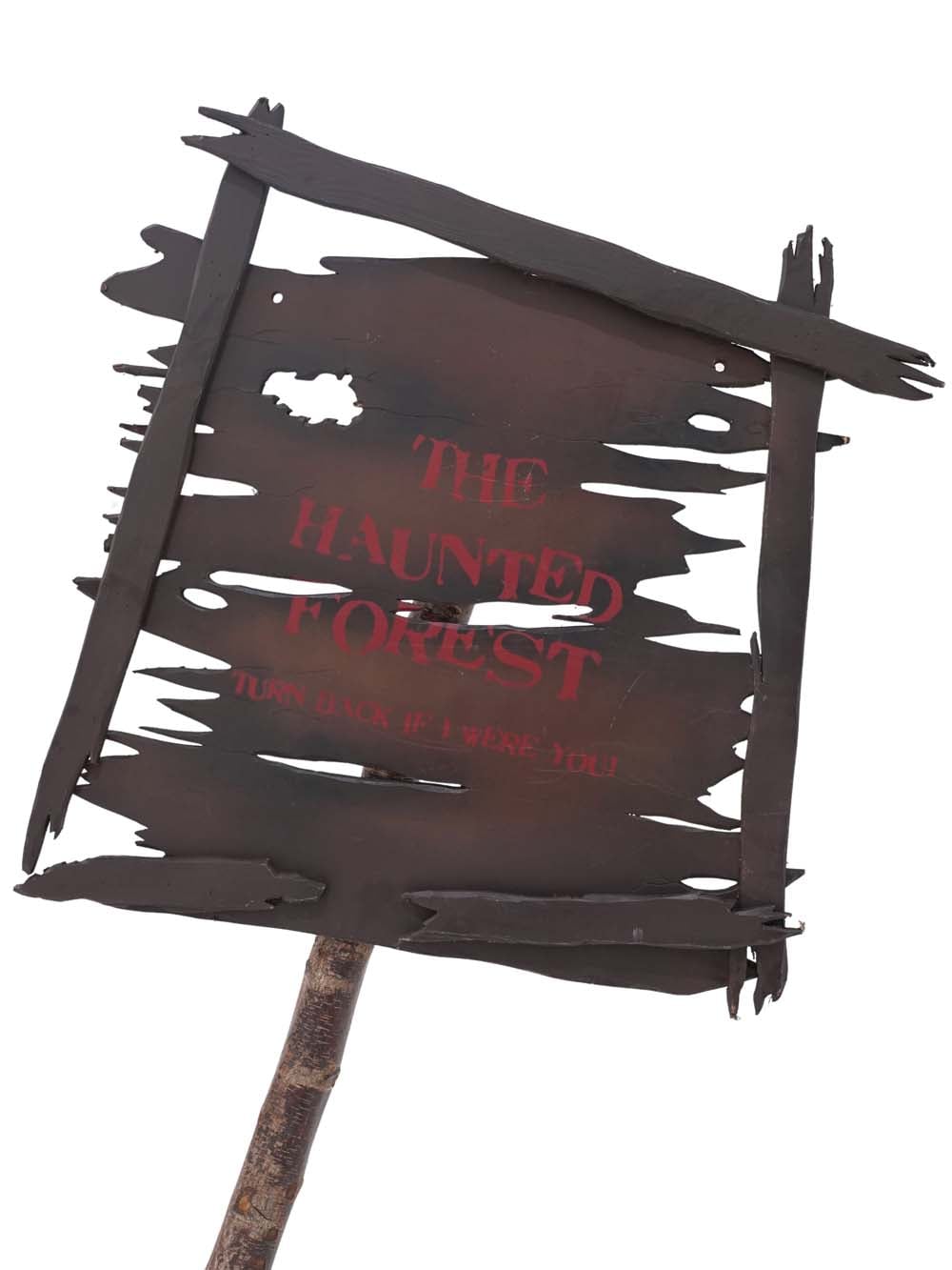 HLW123 _Haunted Forest Rustic Sign - Freestanding_event_prop_hire_EPH_Creative_130 copy _optimised