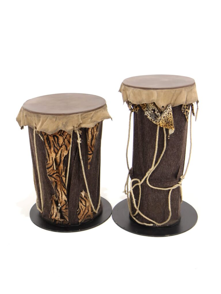 Jungle Drum 2 Set EPH Creative Event Prop Hire