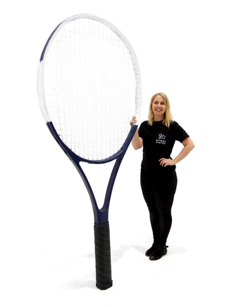Giant Modern Tennis Racket EPH Creative Event Prop Hire