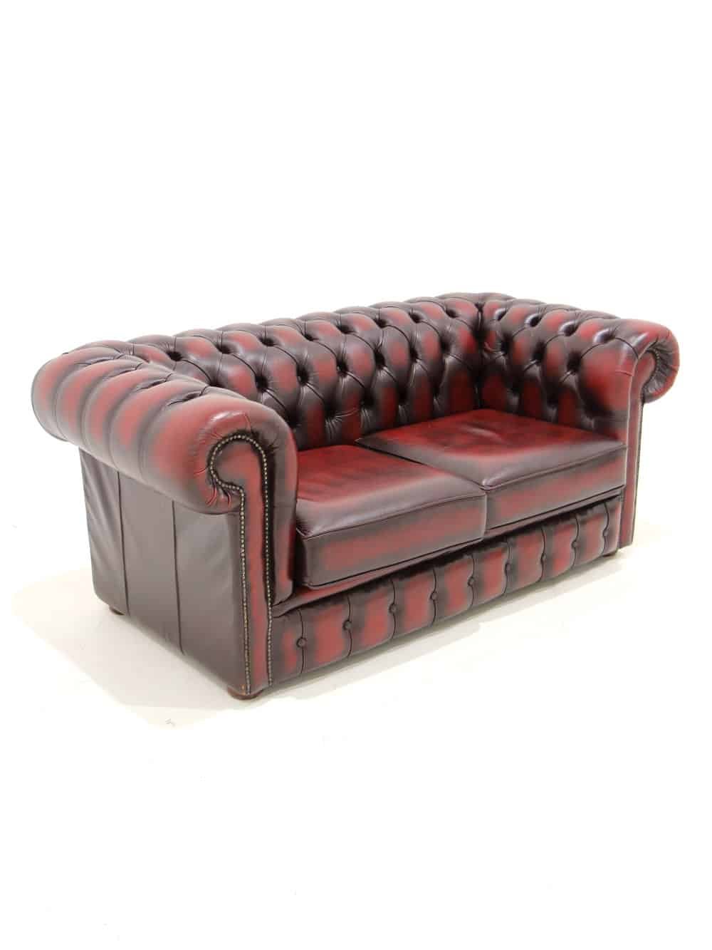 Antique Oxblood Chesterfield Sofa Two