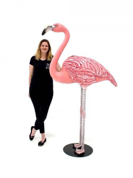 Giant Pink Flamingo Bird
