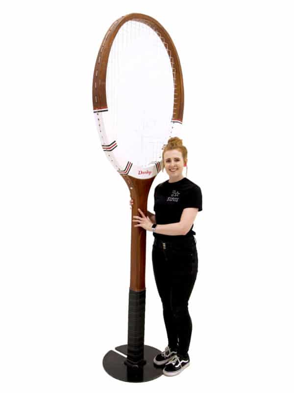 Giant Wooden Tennis Racket Event Prop Hire
