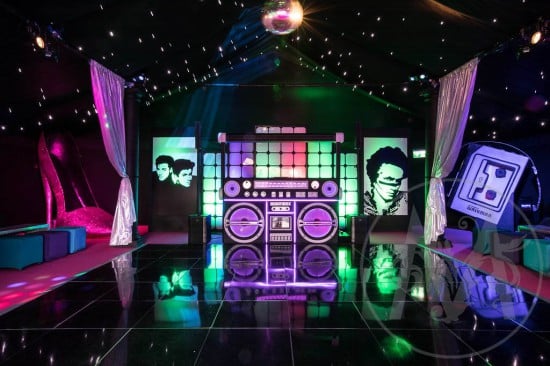 1980's disco countdown party costume hire shop party rental