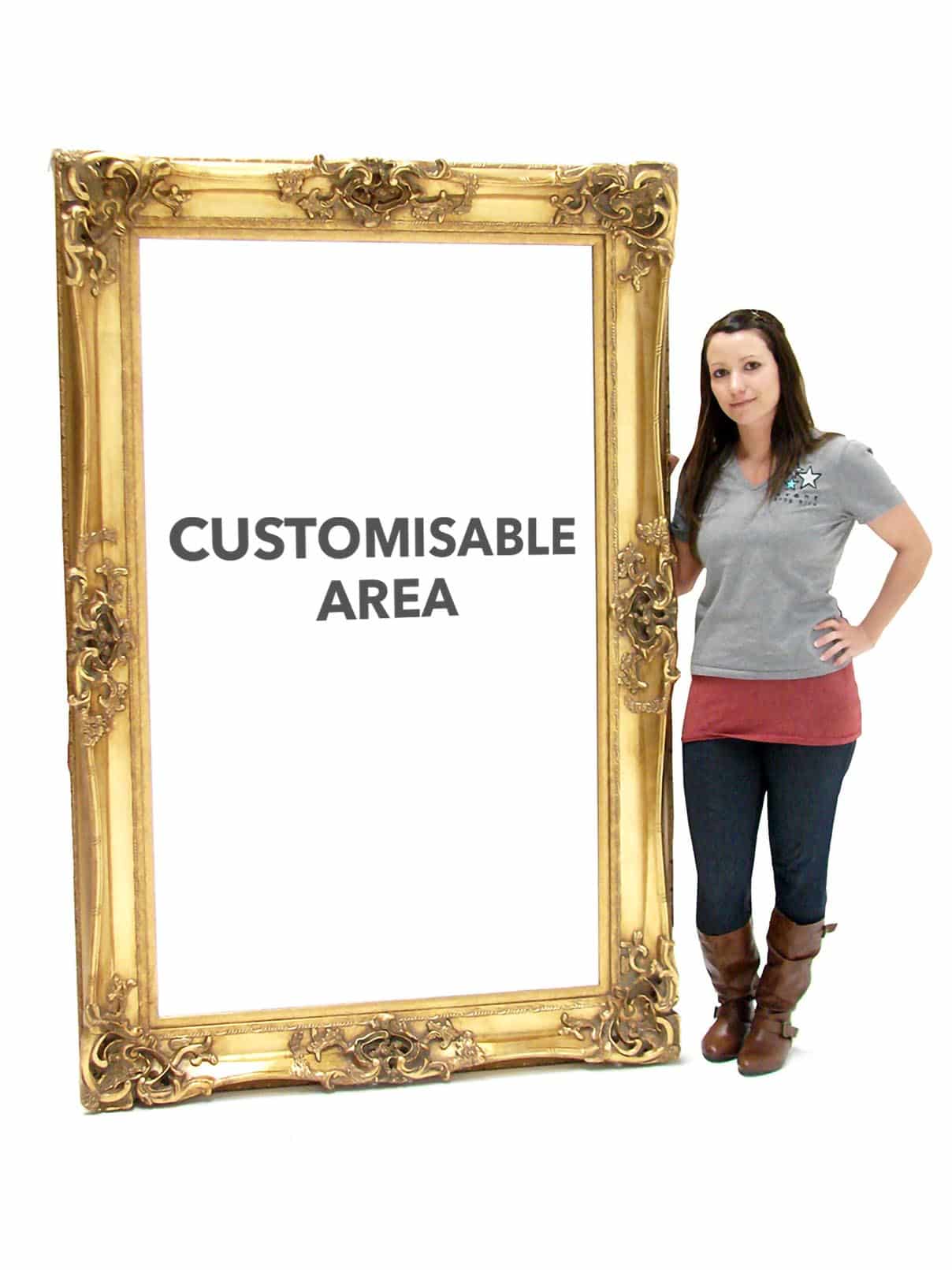 Giant Gold Frame #2  EPH Creative - Event Prop Hire