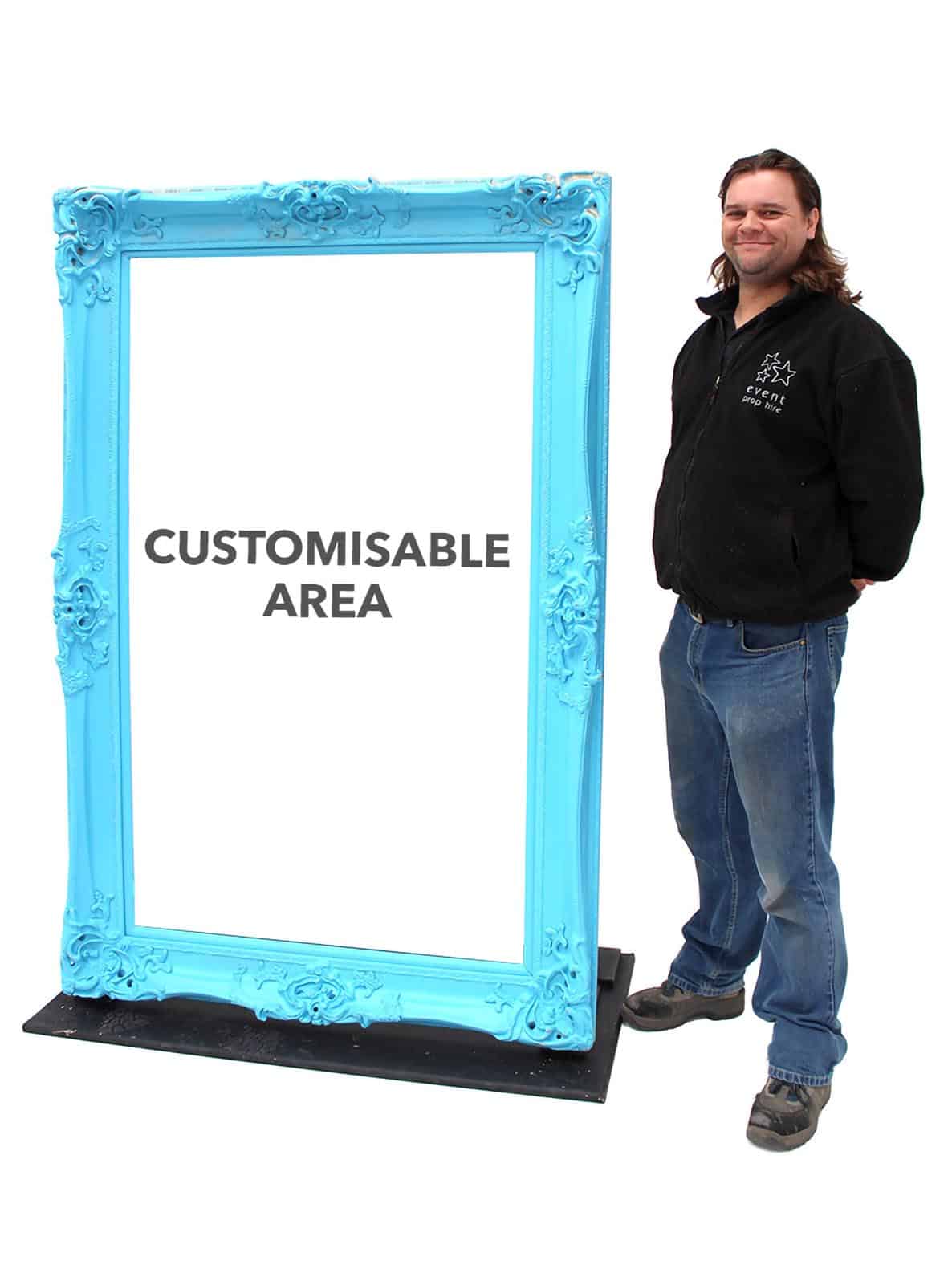 Customised Medium Blue Frame