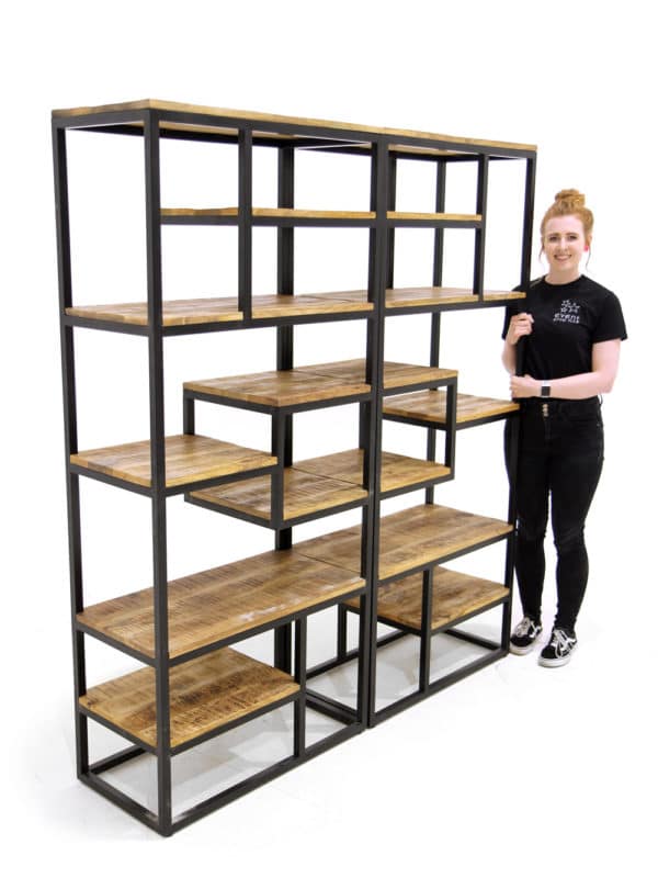 Industrial Style Shelving Unit Event Prop Hire