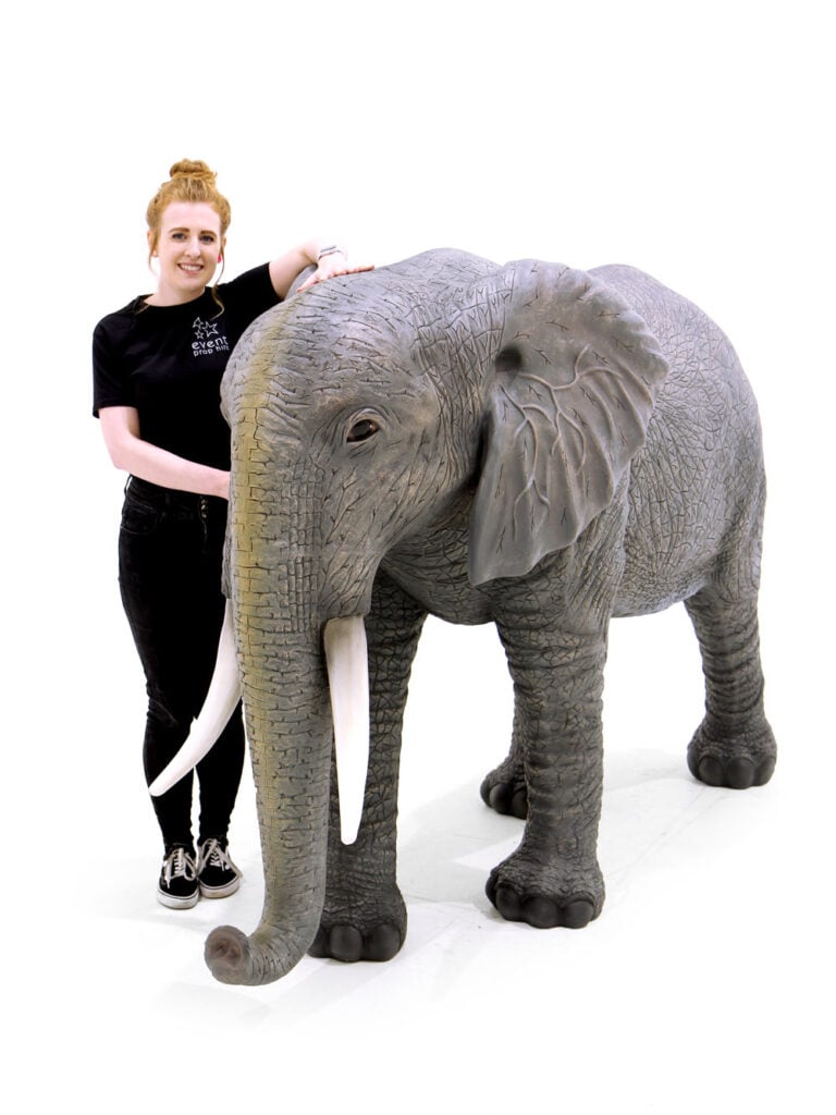 Lifesize Elephant (Large) EPH Creative Event Prop Hire
