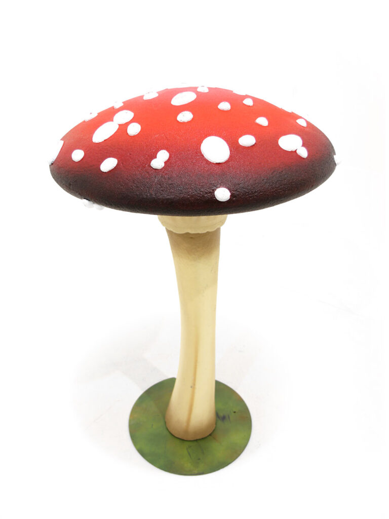 Giant Flat Cap Mushroom Cluster Red EPH Creative Event Prop Hire