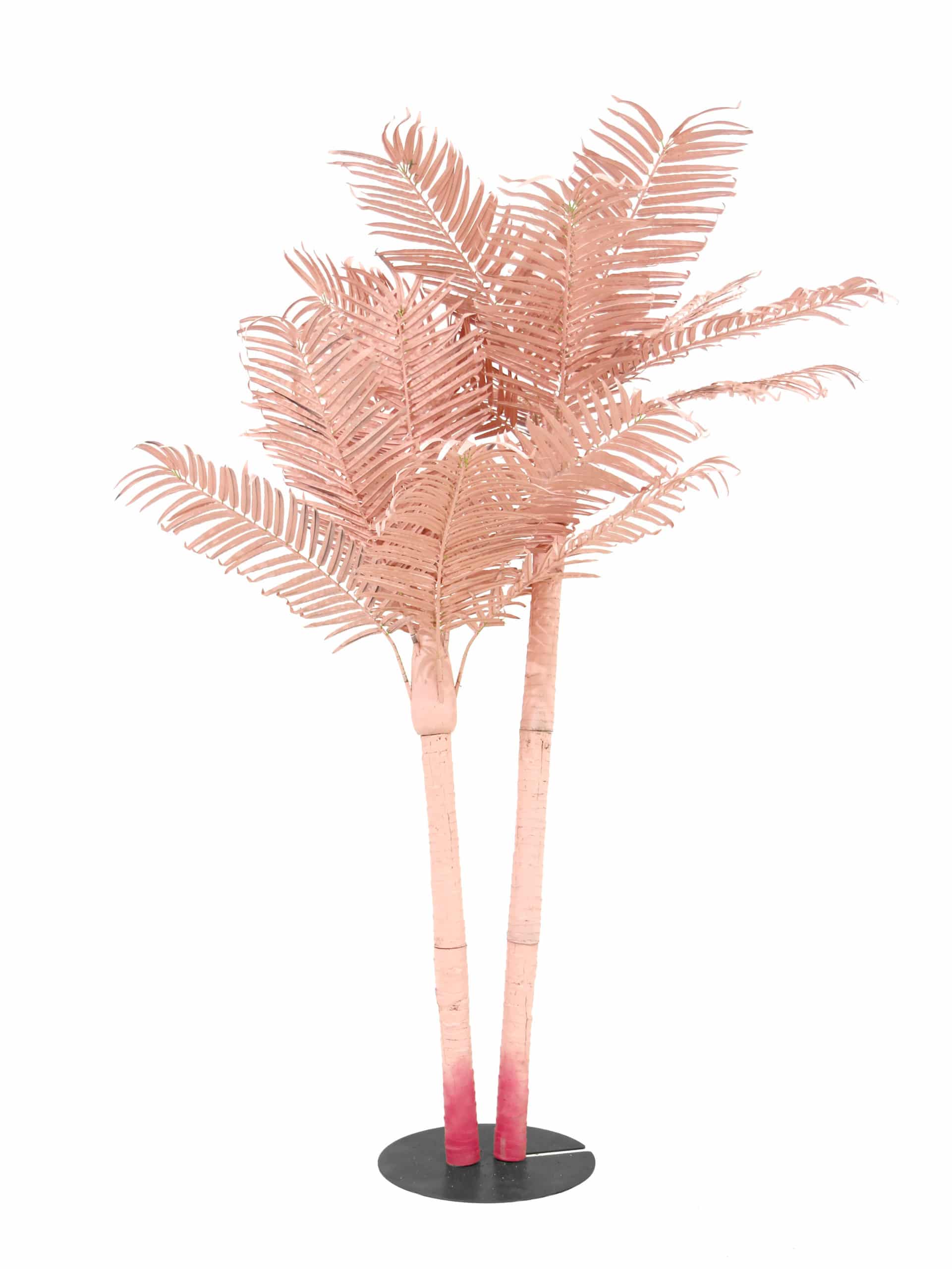 Buc-ee's Tank Tops Pink Palm Tree / XXL