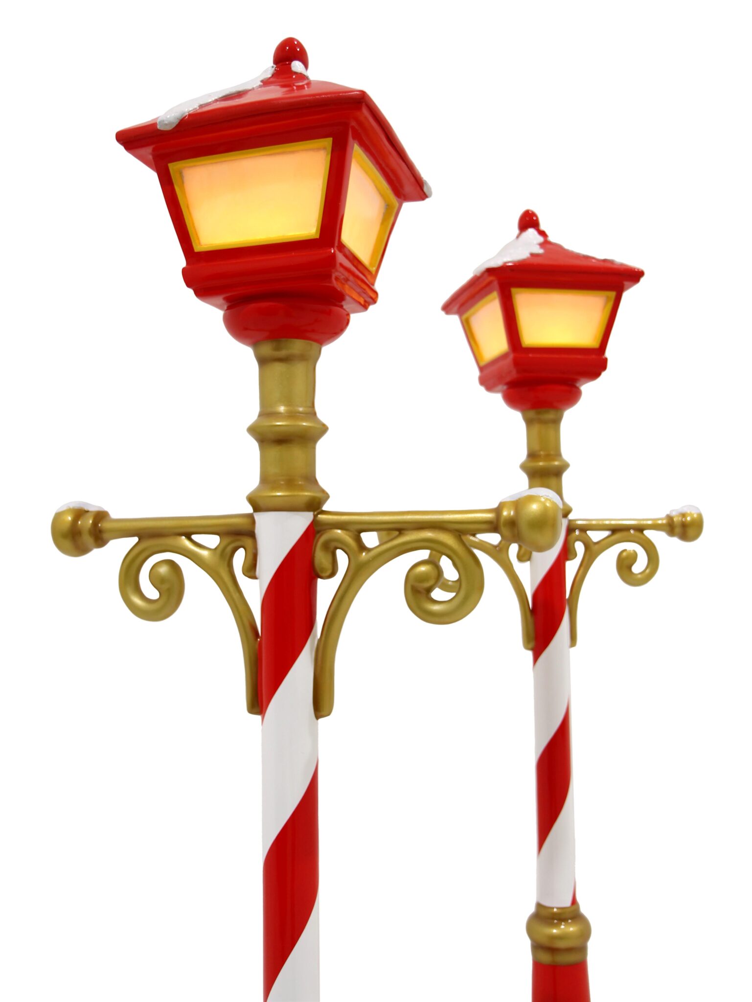 Christmas Lamp post Red/White Stripe EPH Creative Event Prop Hire