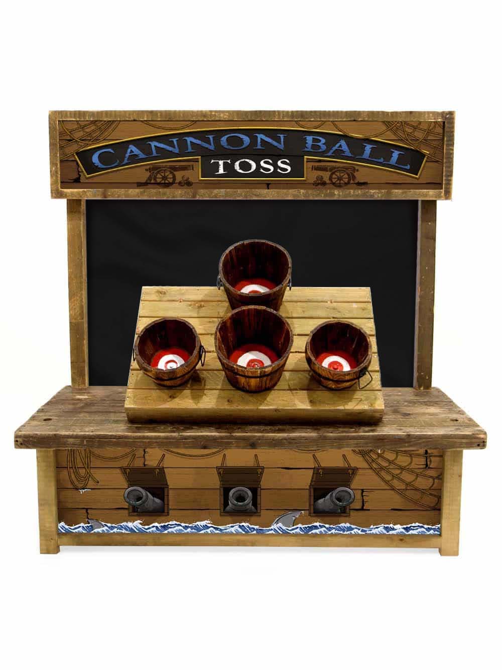 SN9801 Cannon Ball Toss Fairground Game (Childrens) _optimised