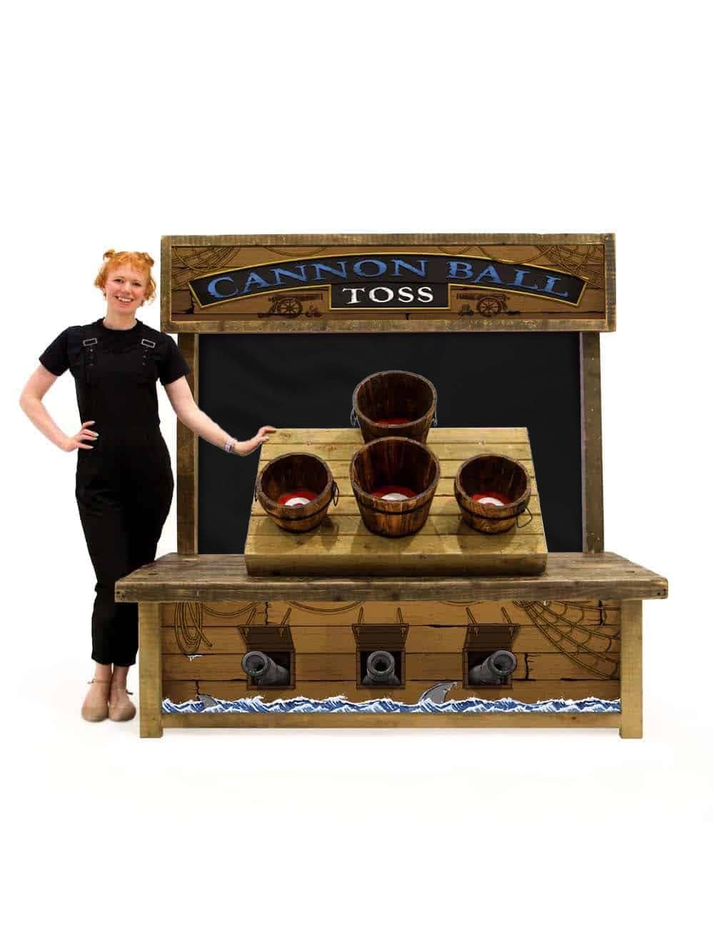 SN9801 Cannon Ball Toss Fairground Game (Childrens) with model _optimised