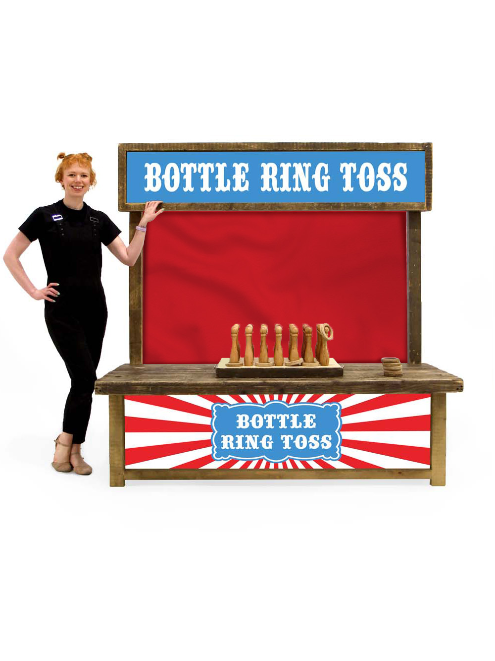SN9805 Bottle Ring Toss Fairground Game (Childrens)