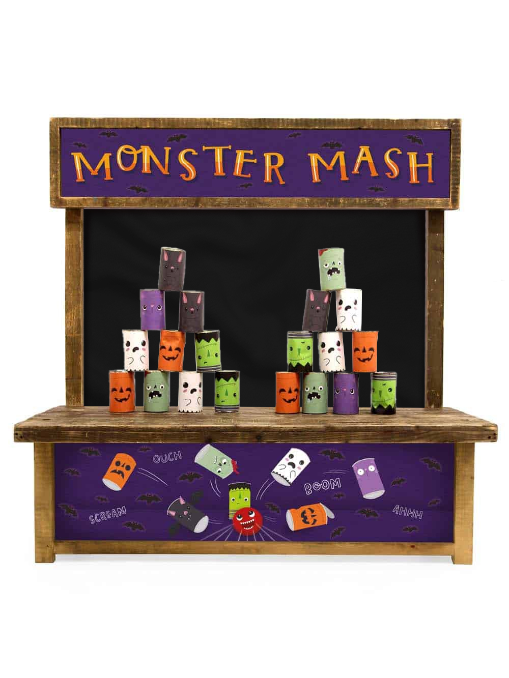 SN9816 Tin Can Alley Halloween Fairground Game (Childrens) _optimised