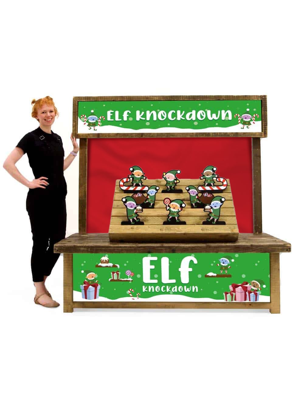 SN9823 Elf on the Shelf Knockdown Game (Childrens) with model _optimised