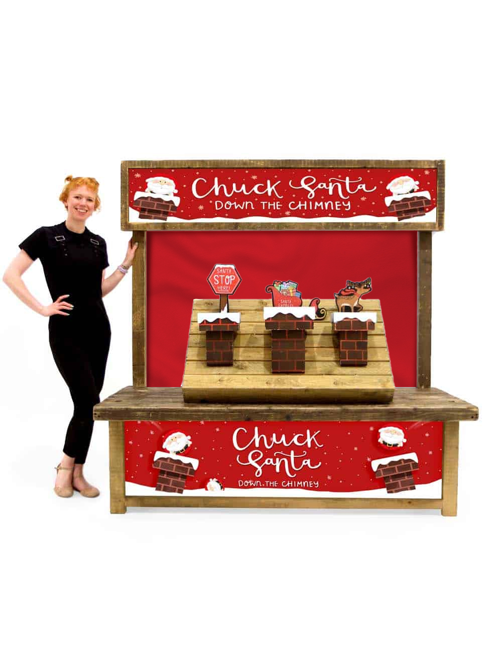 SN9825 Chuck Santa Down the Chimney Game (Childrens) with model _optimised