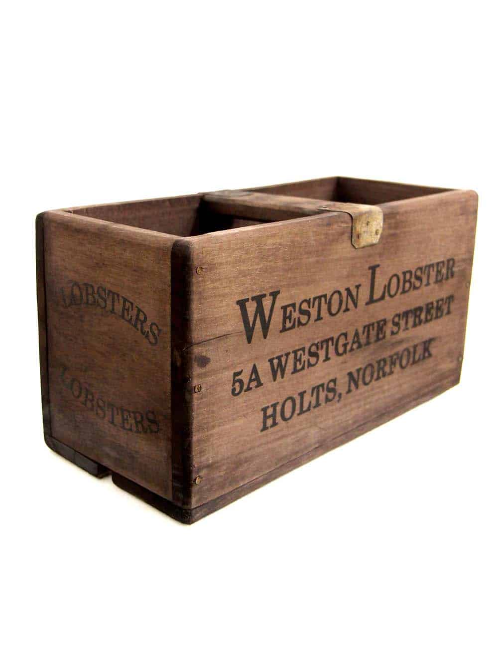 Vintage Wooden Crate - Fish Merchant