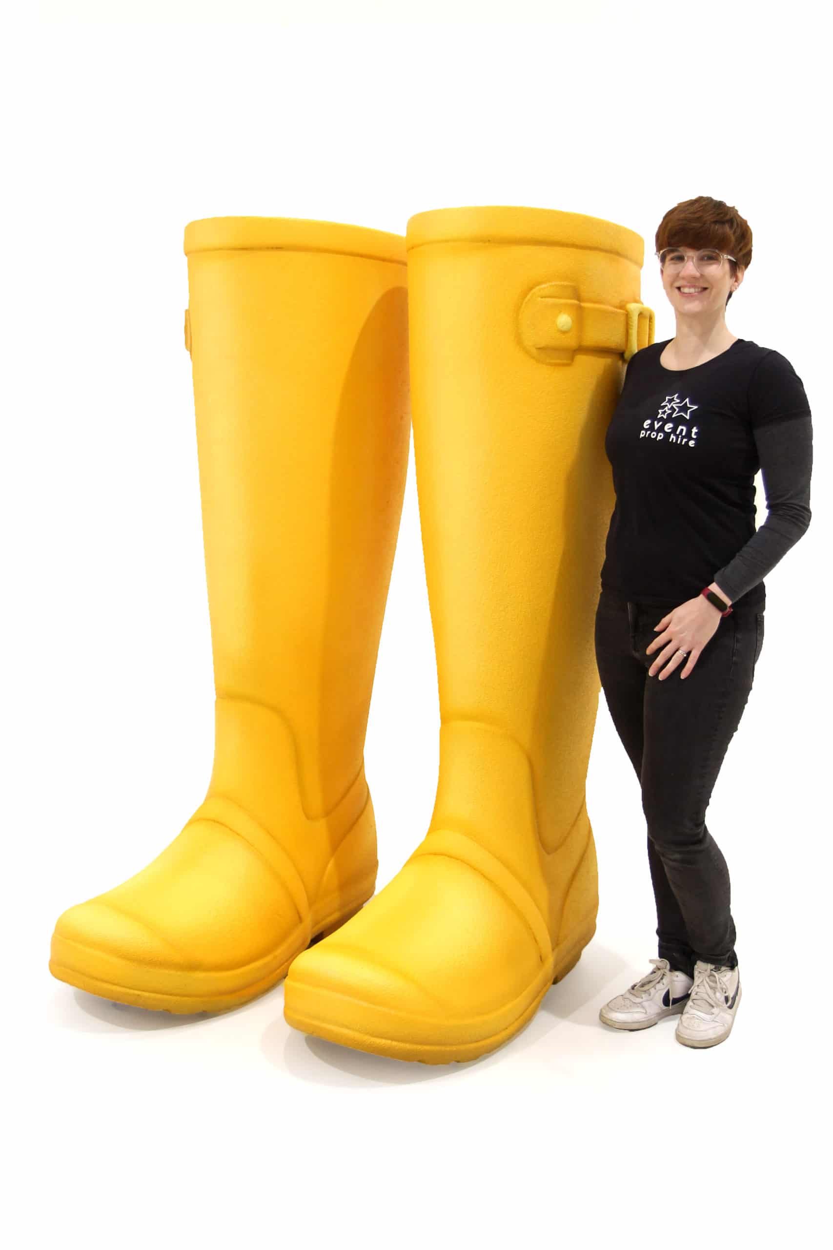 Giant Yellow Welly Boots (Pair)
