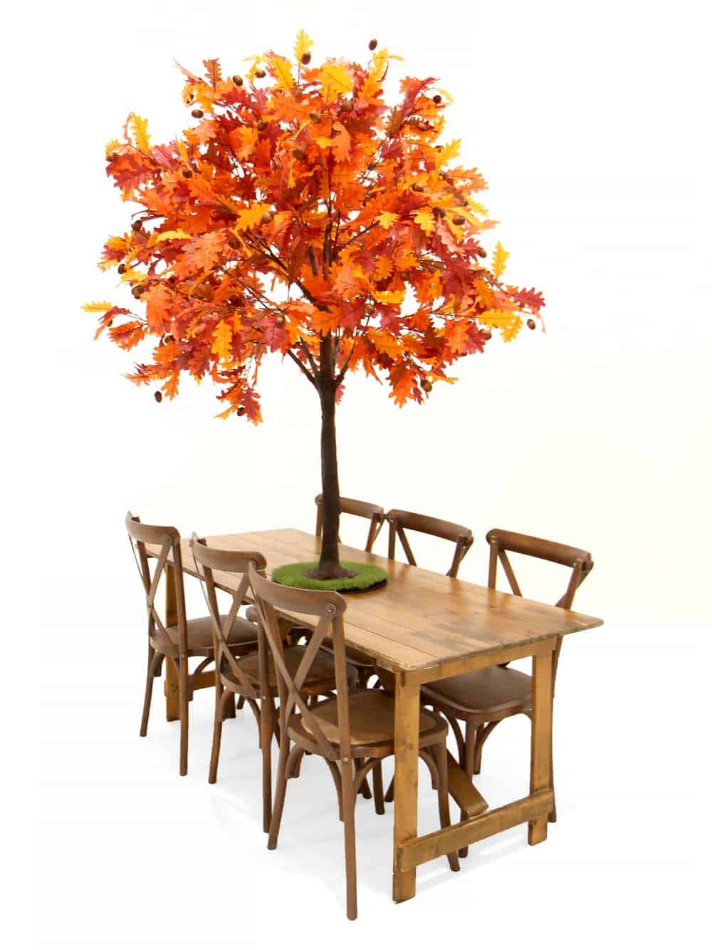 Autumn Oak Table Top Tree (1.8m)