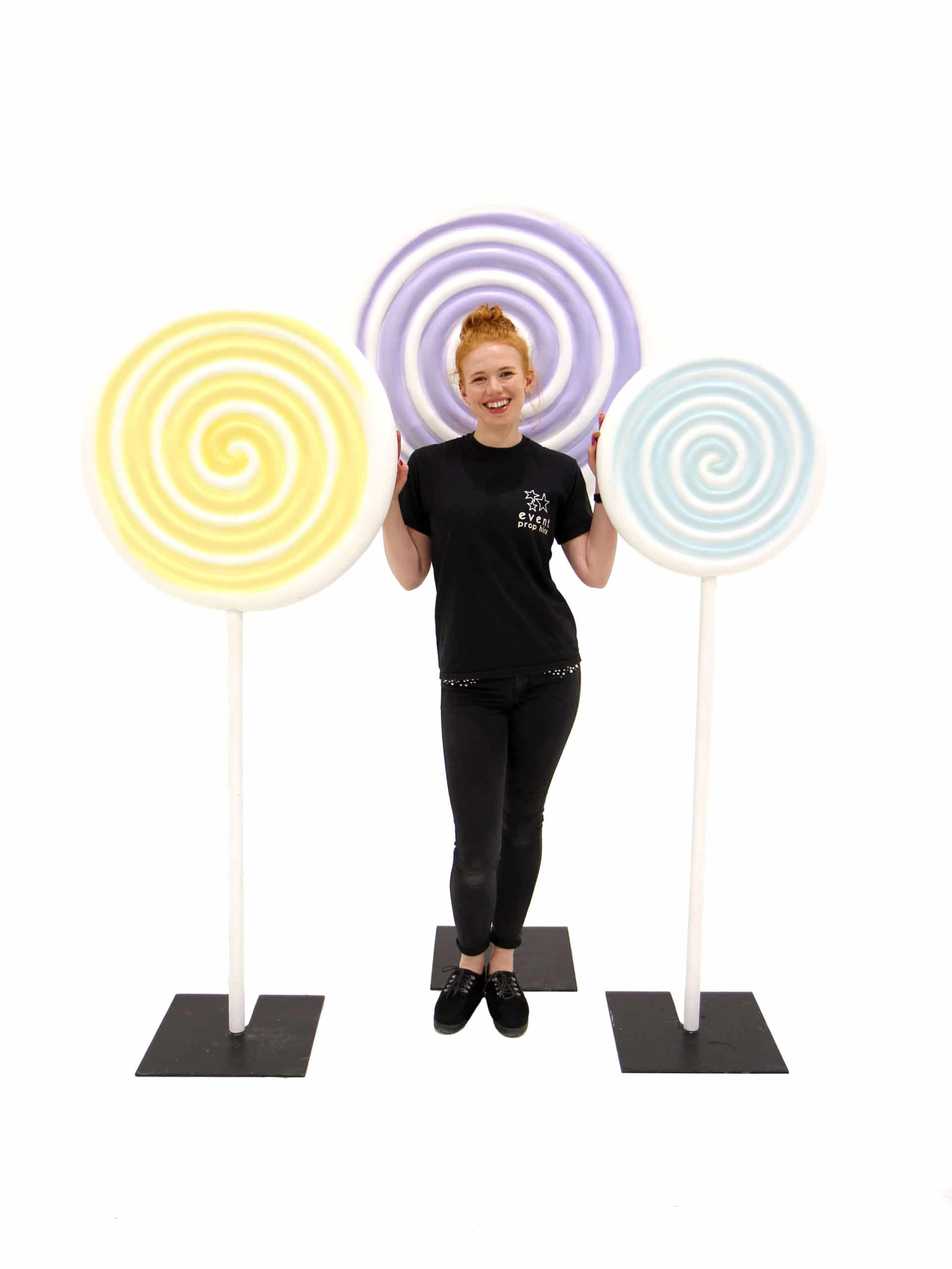 Giant Lollipop Prop - Pastel Colours (Medium)