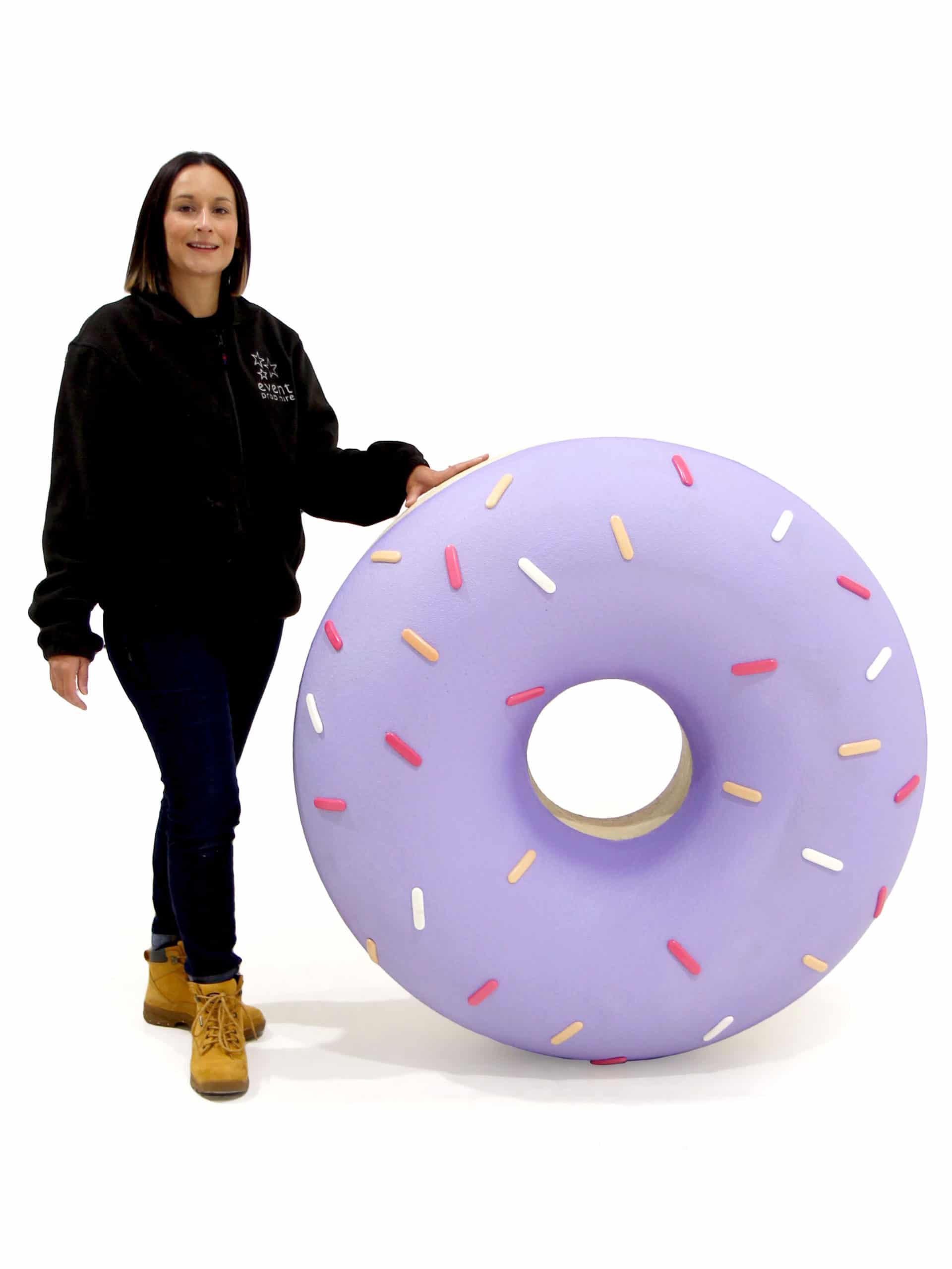 Giant Doughnut - Pastel Purple