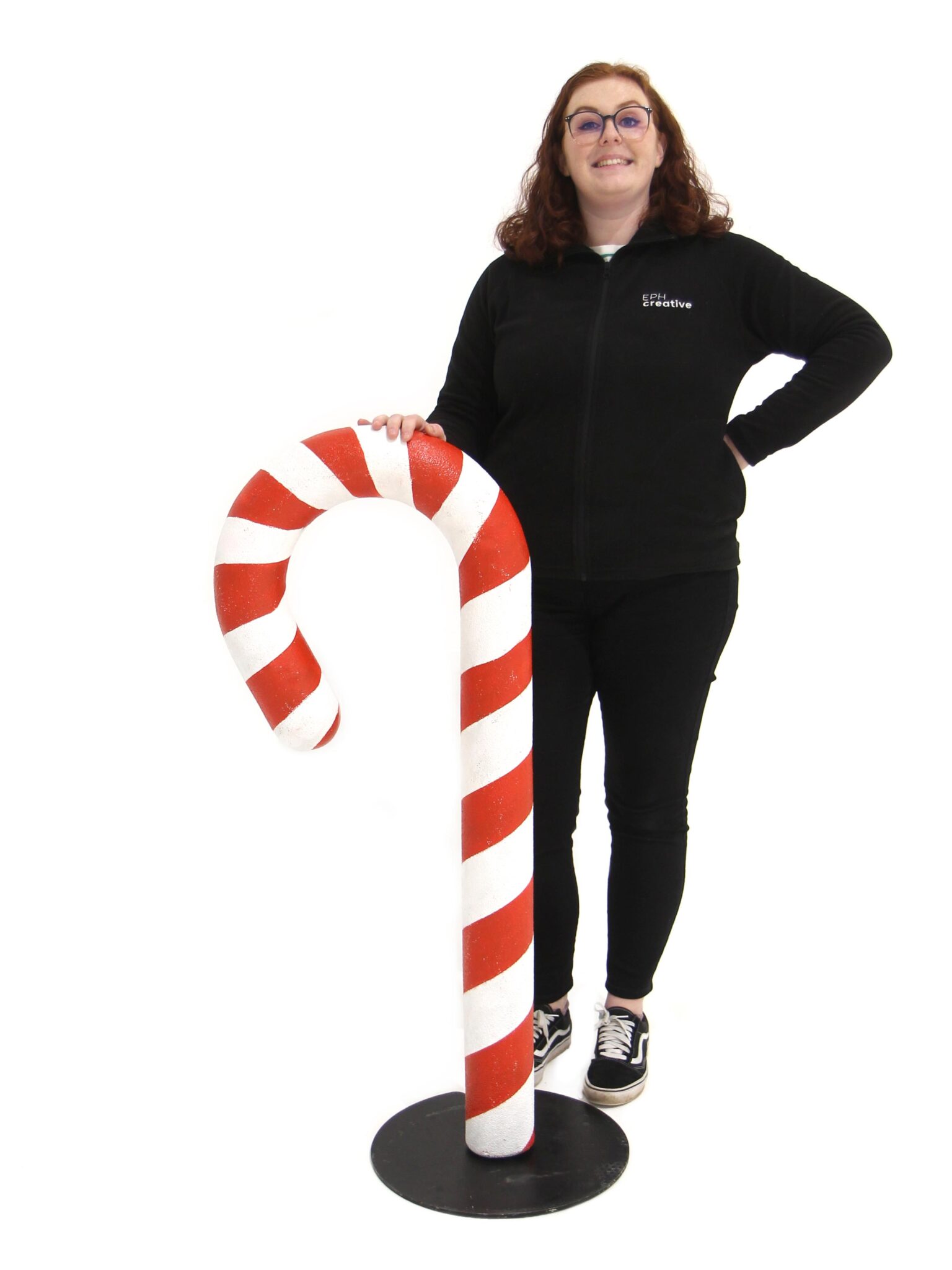 Small Candy Cane Prop EPH Creative Event Prop Hire