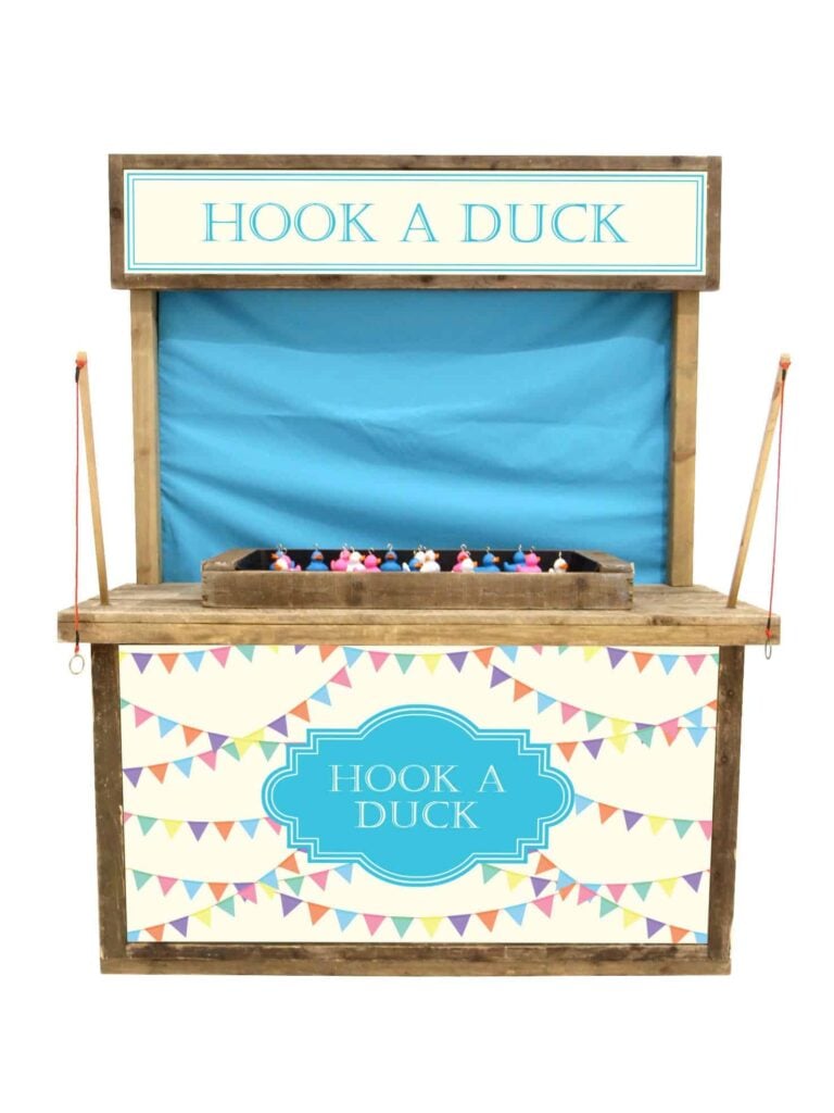 Hook a Duck Fairground Game (Spring Edition) EPH Creative Event Prop Hire