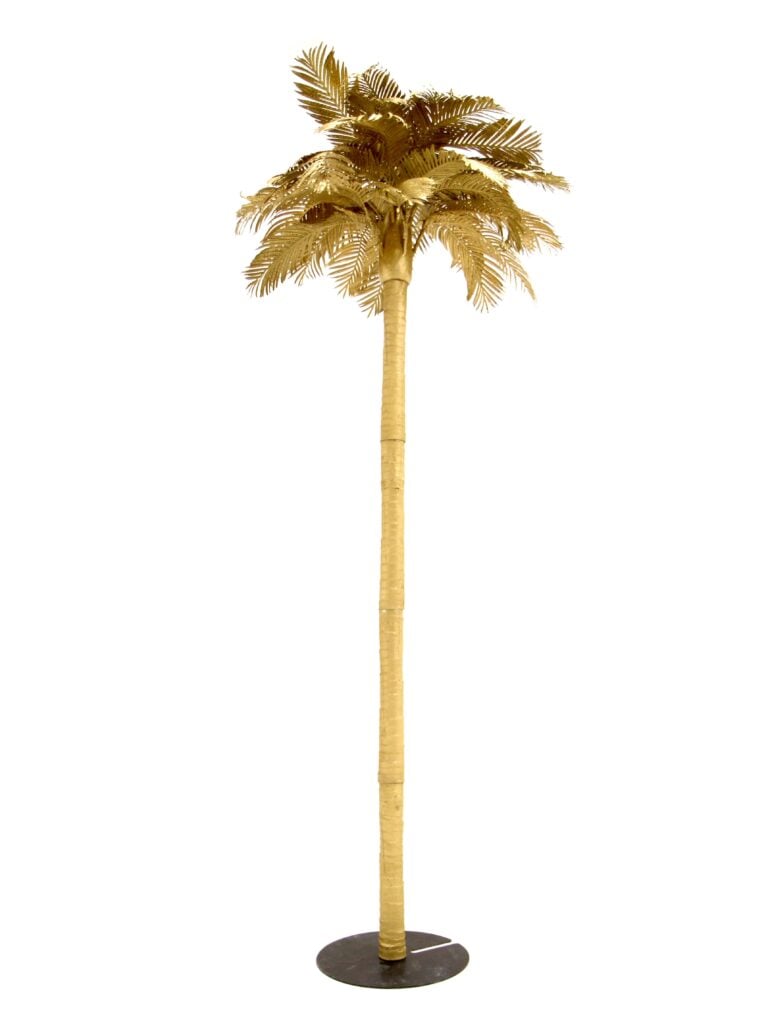 Extra Tall Palm Tree (4m) Gold EPH Creative Event Prop Hire