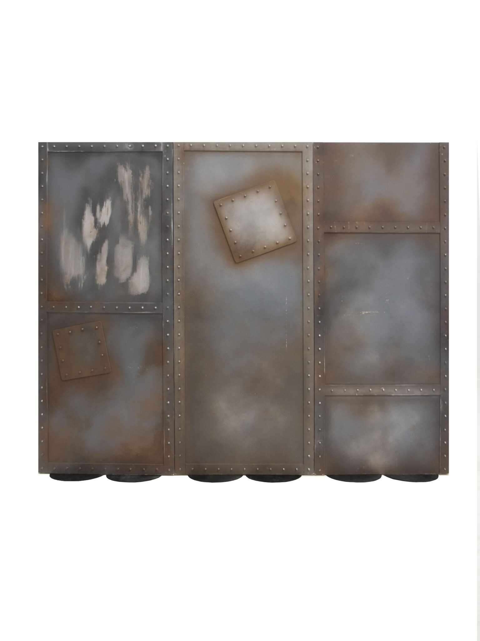 Industrial Metal Effect Backdrop - Rivetted Frame Edge (Style May Vary ...
