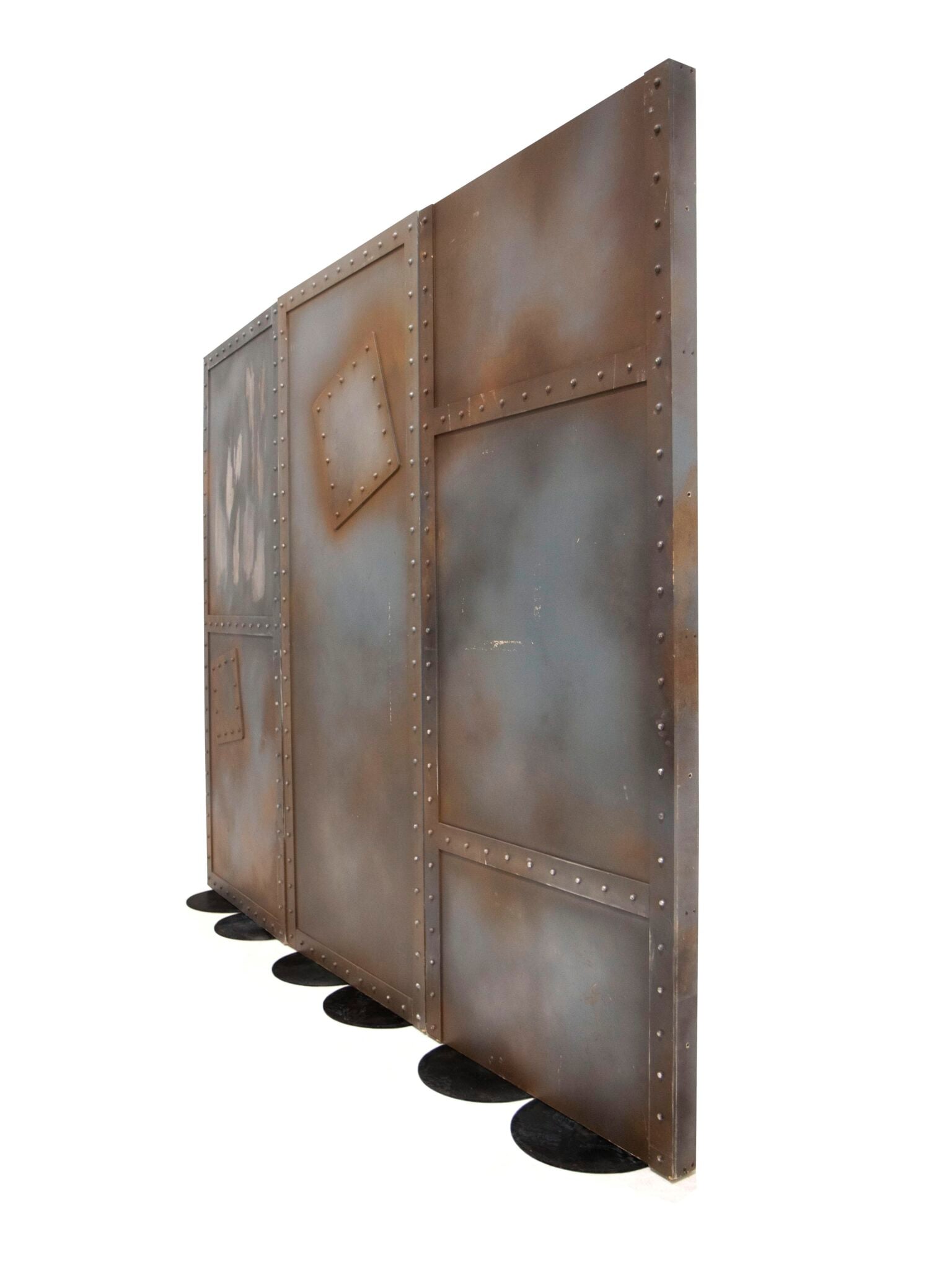 Industrial Metal Effect Backdrop - Rivetted Frame Edge (Style May Vary ...