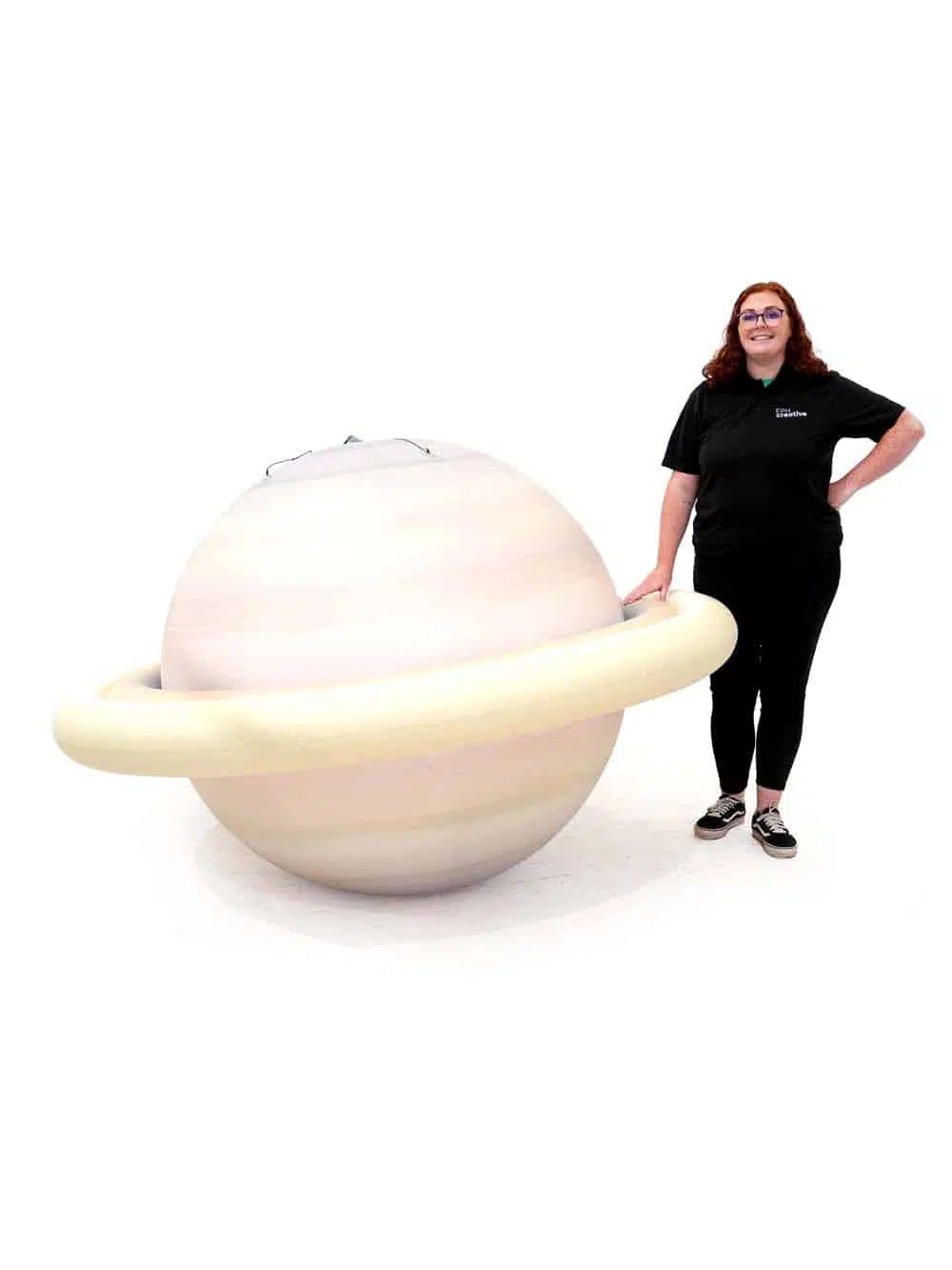 Giant Inflatable Saturn EPH Creative Event Prop Hire